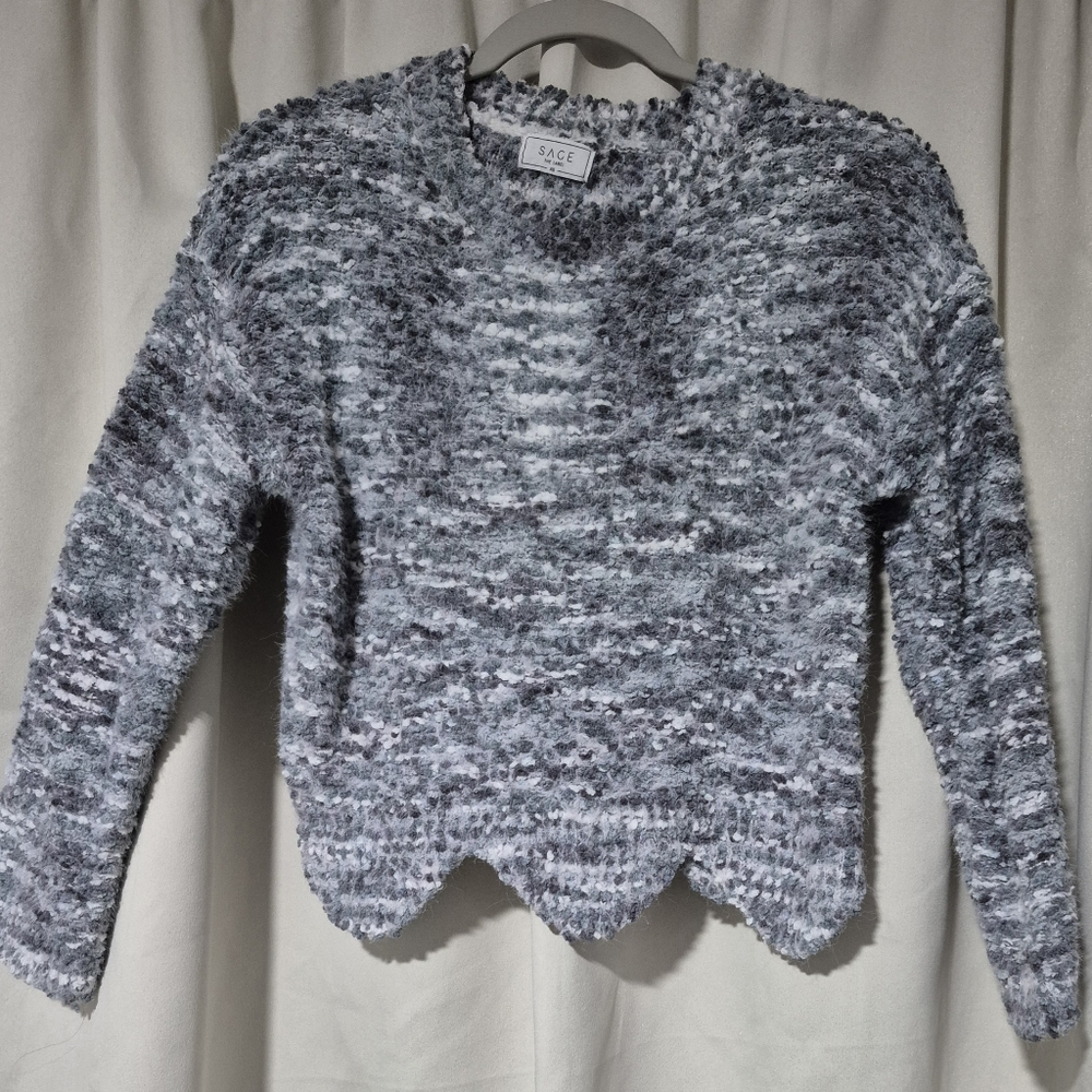 Sage Marled Gray Women's Sweater